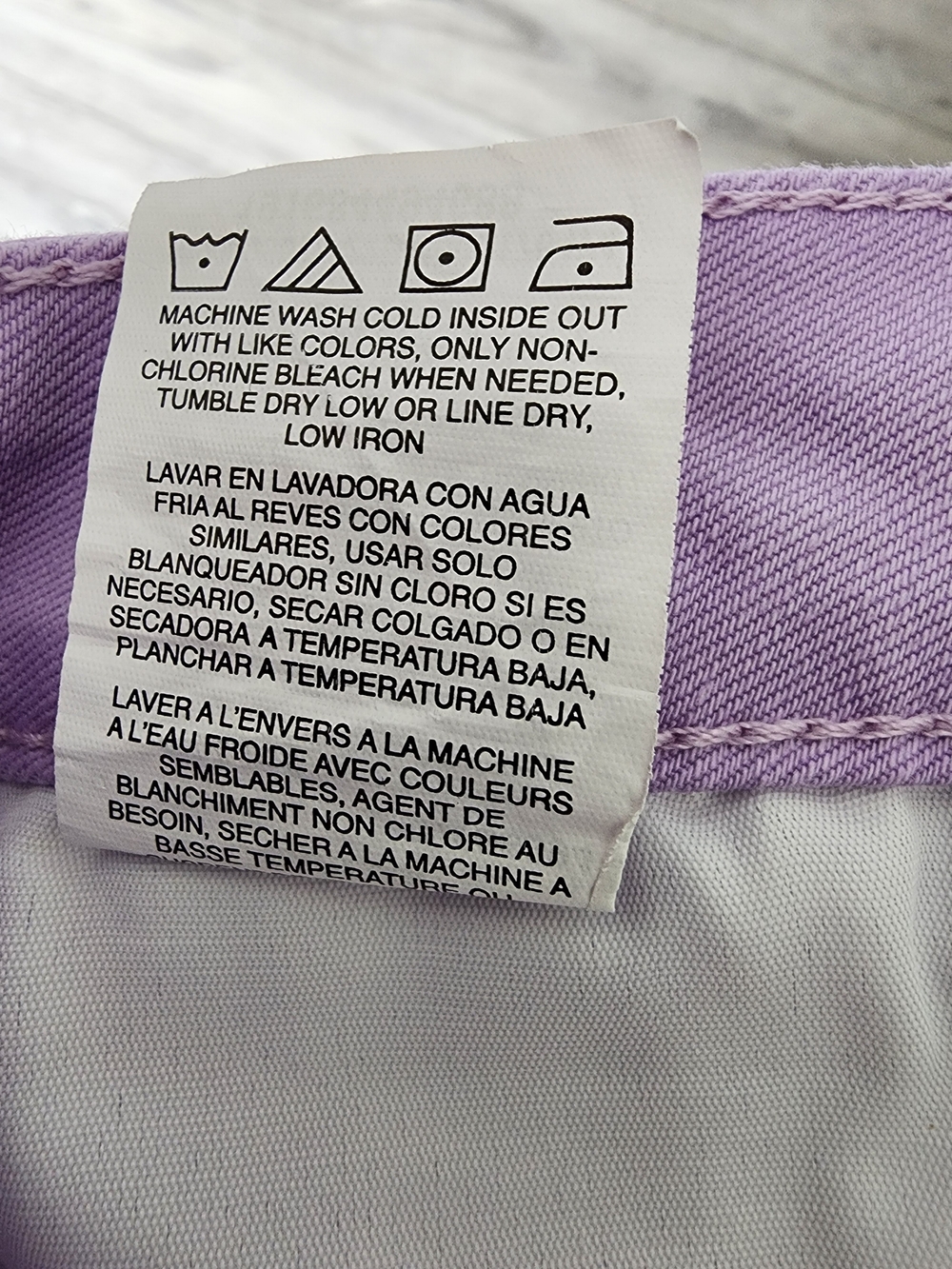 LEE Lilac Midrise Bermuda Shorts Plus Size 18 NWOT - Picture 7 of 9